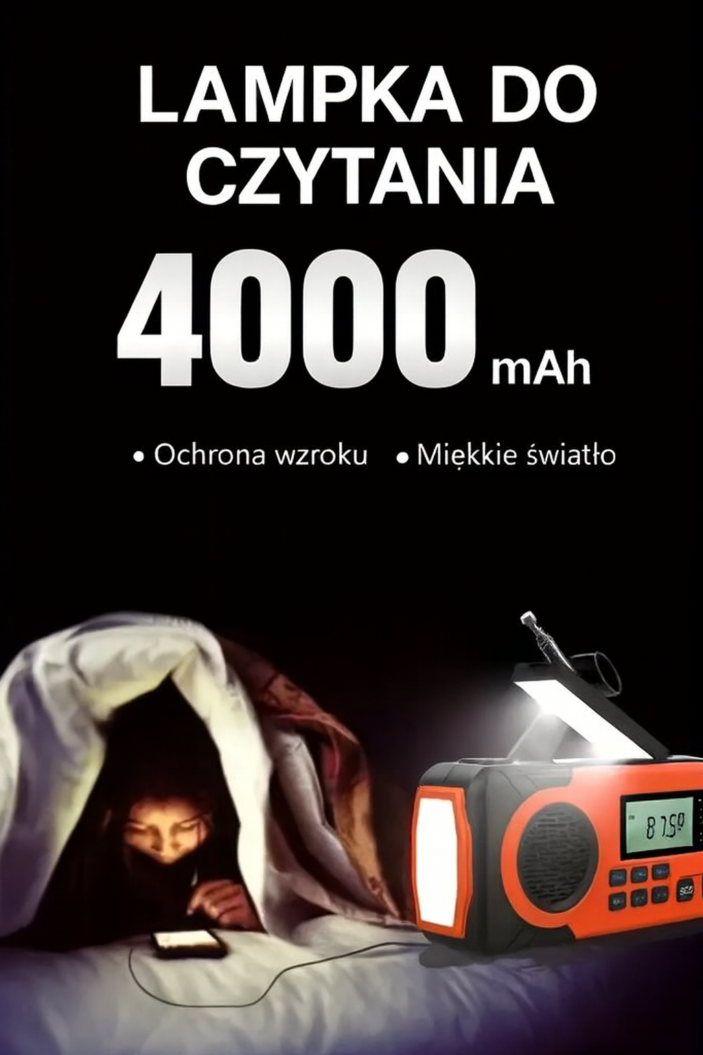 Radio DAB+ Korrin | Mobilne zasilanie 0,5 kg 1