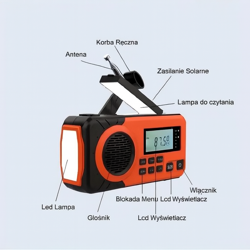 Radio DAB+ Korrin | Mobilne zasilanie 0,5 kg 2