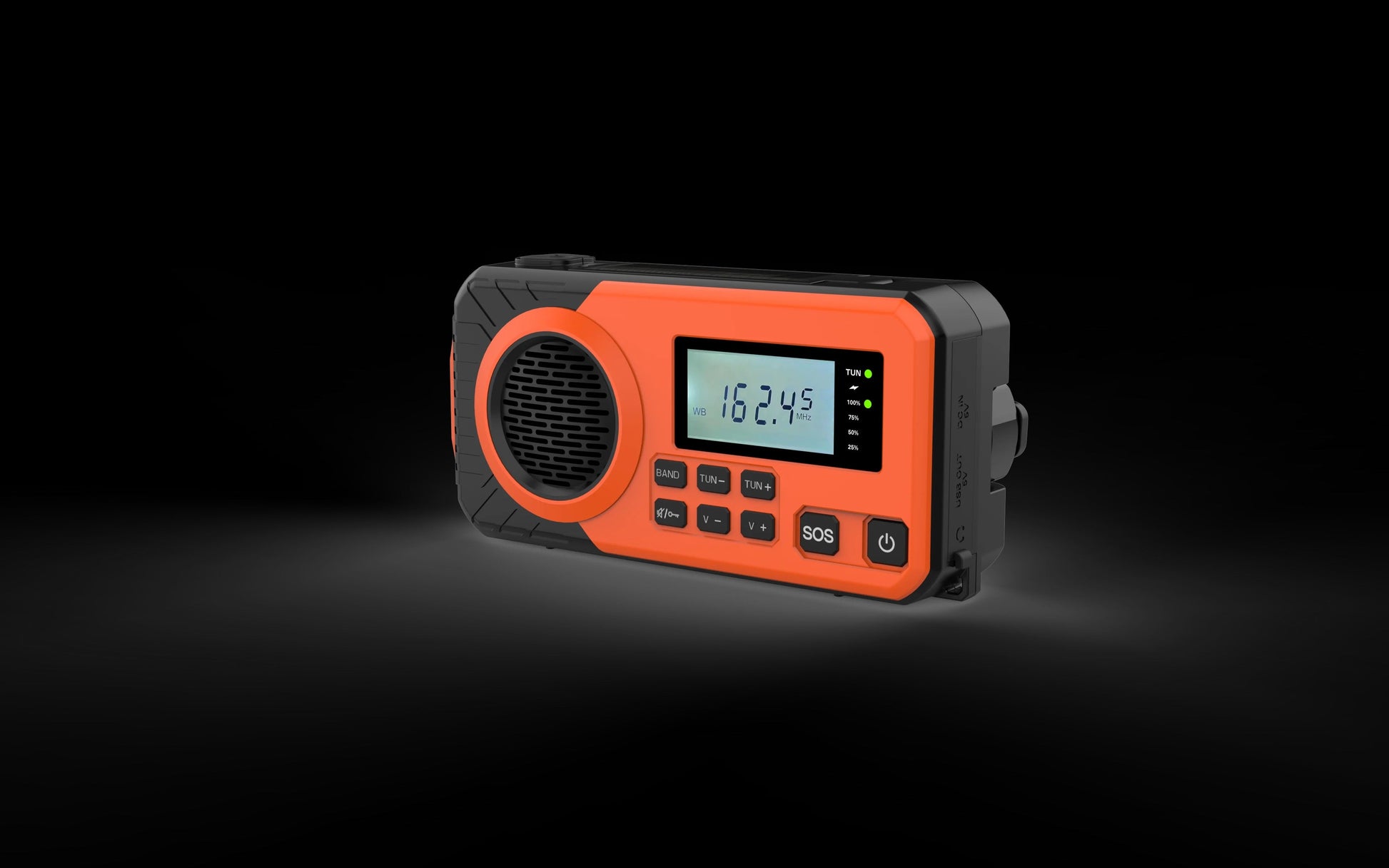 Radio DAB+ Korrin | Mobilne zasilanie 0,5 kg 3