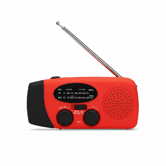 Radio Survivalowe Miro | Kompaktowe i Zasilane Korbkowo 0.5kg 0