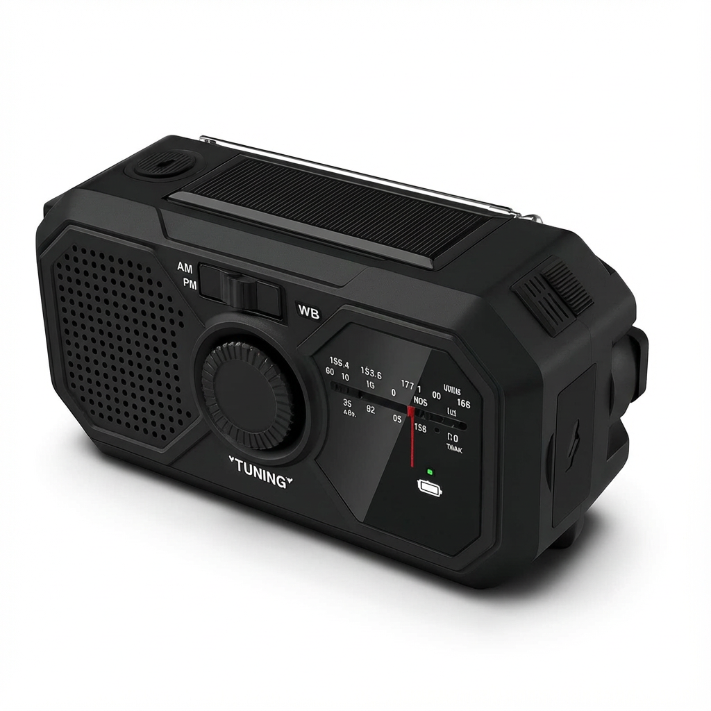 Radio Turystyczne Zeta | Wbudowana Latarka LED | 0.5 kg 0