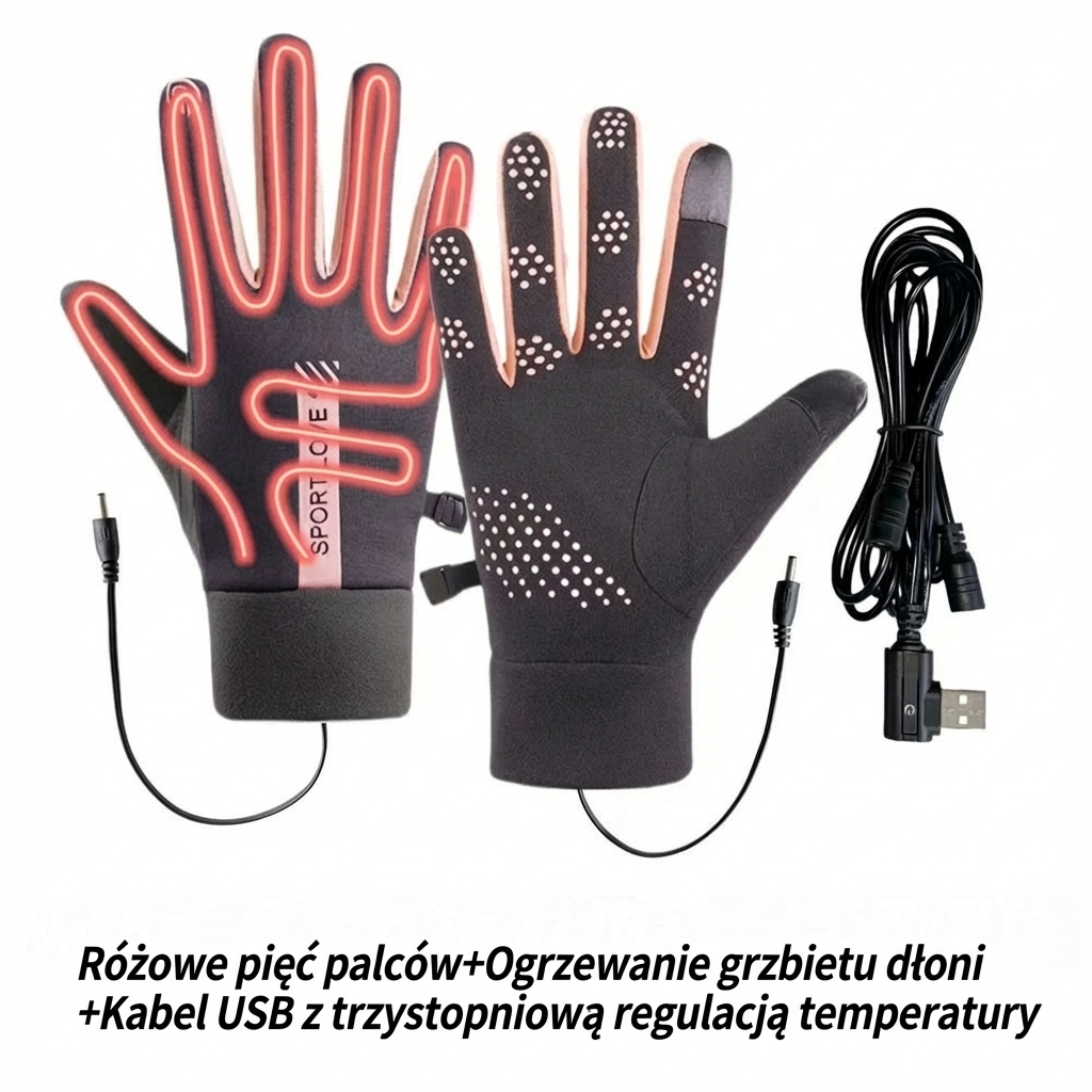 Rękawice Grzewcze ThermoGrip | Ogrzewanie Palców 0,5 kg 2