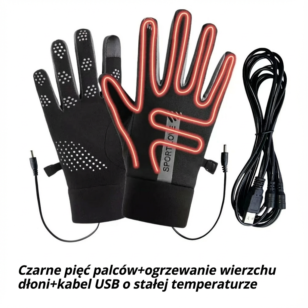 Rękawice Grzewcze ThermoGrip | Ogrzewanie Palców 0,5 kg 4