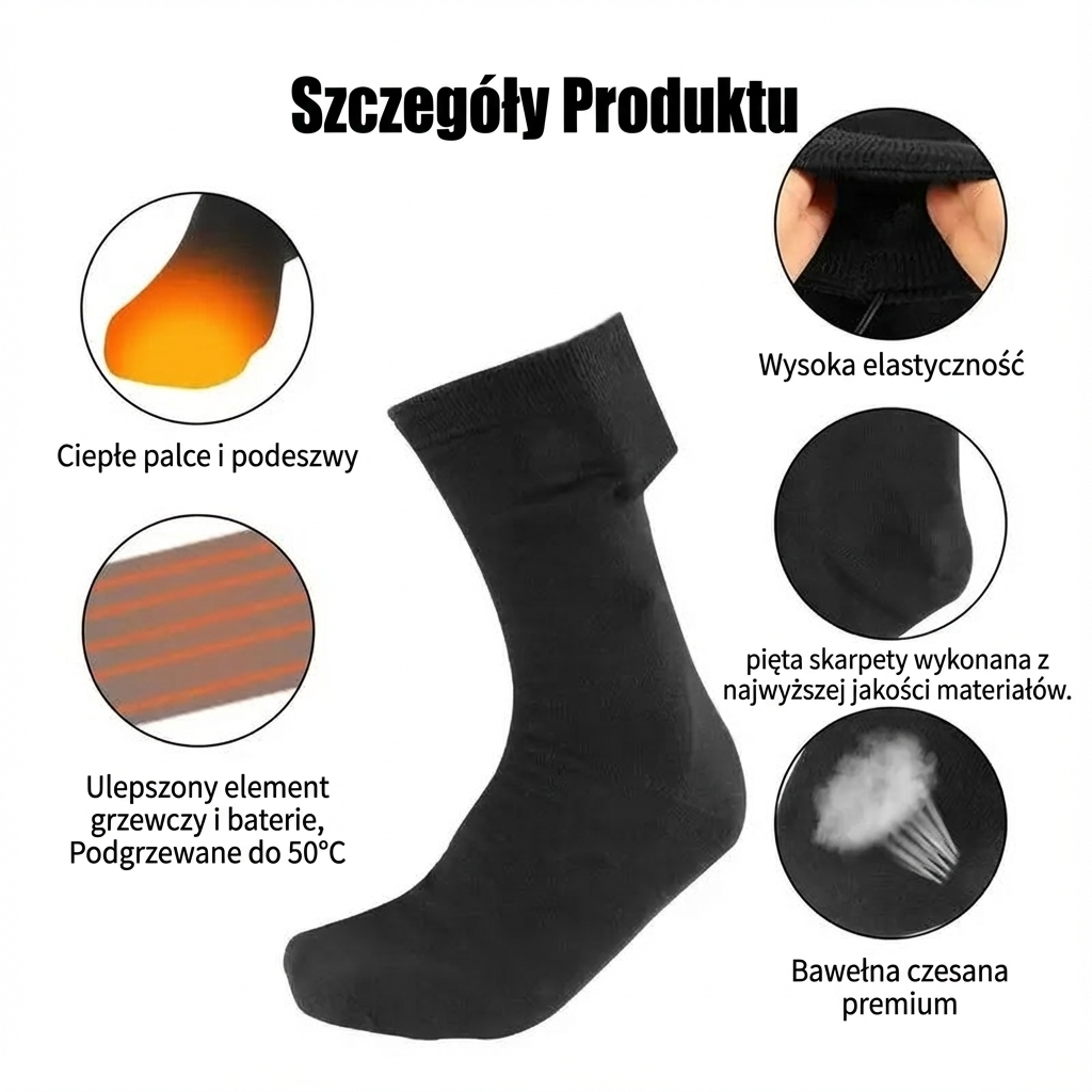 Skarpety Grzewcze Thermiva | Komfort Cieplny 0,5 kg 1