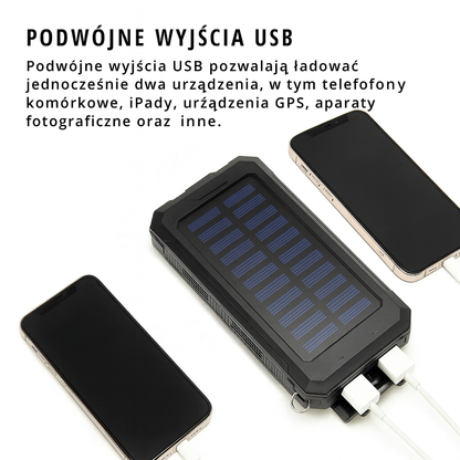 Solaris Trek | Powerbank solarny 500000 mAh 8