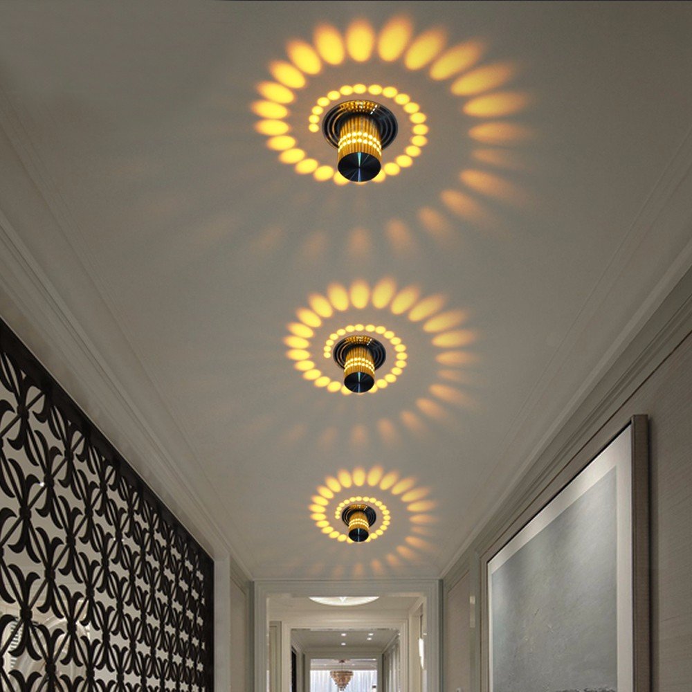 Spiralna Lampa Sufitowa LED | Nowoczesne Oświetlenie Sufitowe z Możliwością Montażu na Ścianach 1