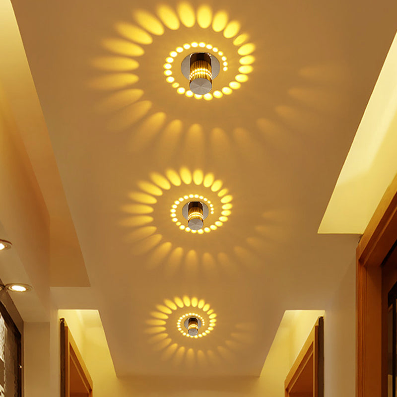 Spiralna Lampa Sufitowa LED | Nowoczesne Oświetlenie Sufitowe z Możliwością Montażu na Ścianach 3