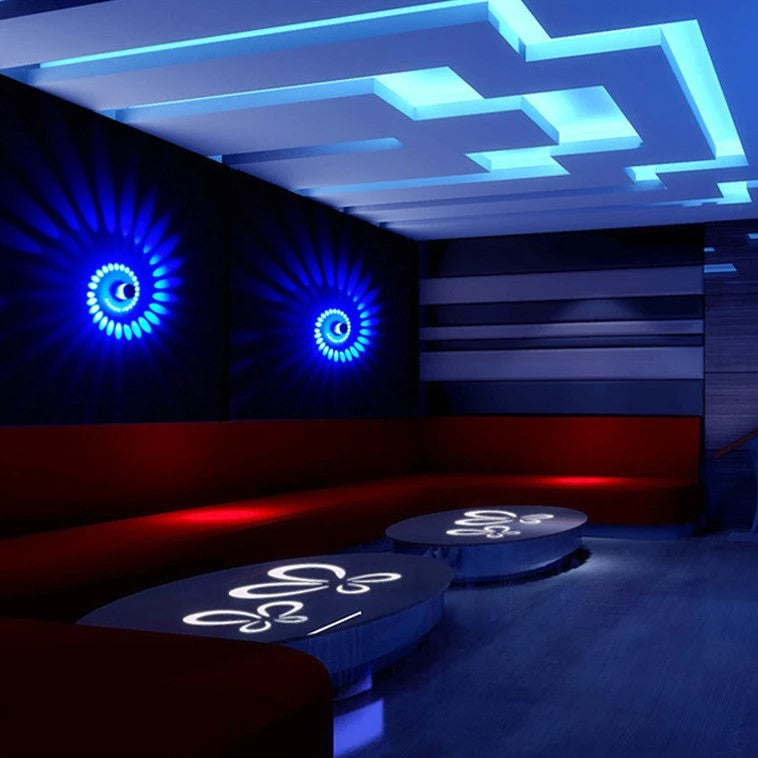 Spiralna Lampa Sufitowa LED | Nowoczesne Oświetlenie Sufitowe z Możliwością Montażu na Ścianach 4