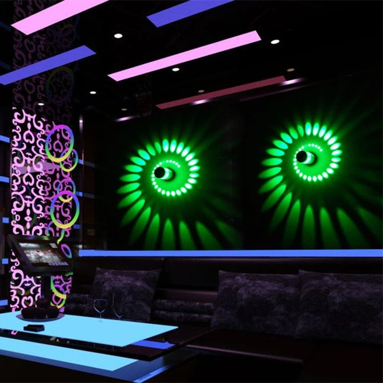 Spiralna Lampa Sufitowa LED | Nowoczesne Oświetlenie Sufitowe z Możliwością Montażu na Ścianach 5