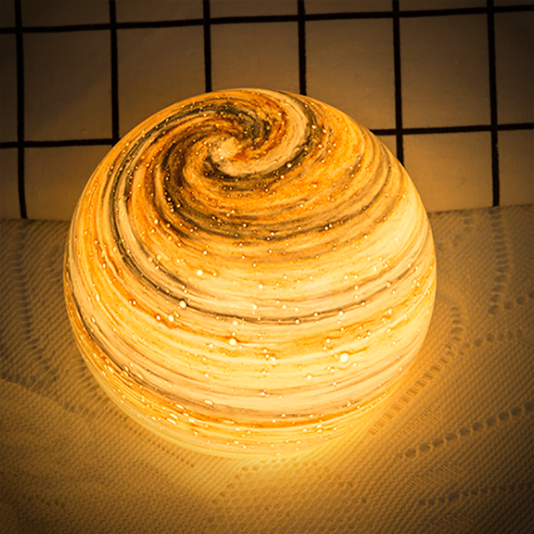 Szklana Lampa Księżycowa | 16 Kolorów, Zdalne Sterowanie, 0.5 kg 5