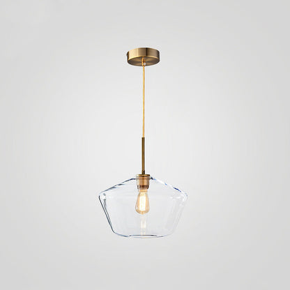 Szklana Lampa Wisząca Industrialna z Przezroczystym Kloszem – Lampa do Salonu E27, 220V, Elegancki Design 11