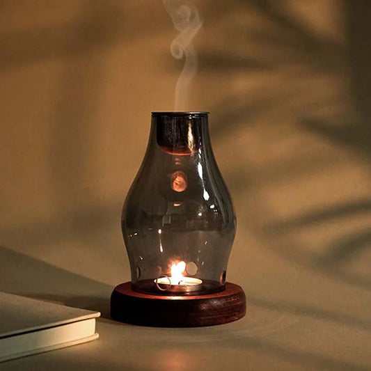 Szklany Świecznik | Żaroodporne Szkło 0,5 kg 0