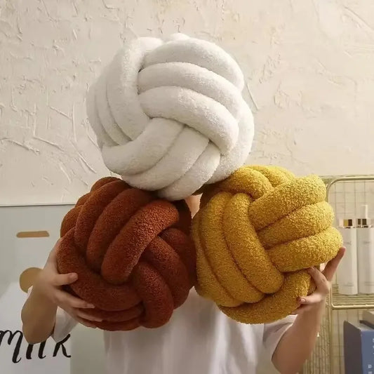 Tkana Poduszka Dekoracyjna W Kształcie Kuli | Waga 0,5 kg, Idealna Do Salonu 0