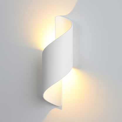 TwistGlow Lampa Ścienna LED | Wodoodporna IP65 0.5kg 5