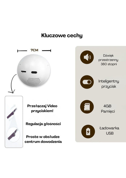 Magisk 3D Krystallkule – Holografisk Lampe med Lyd