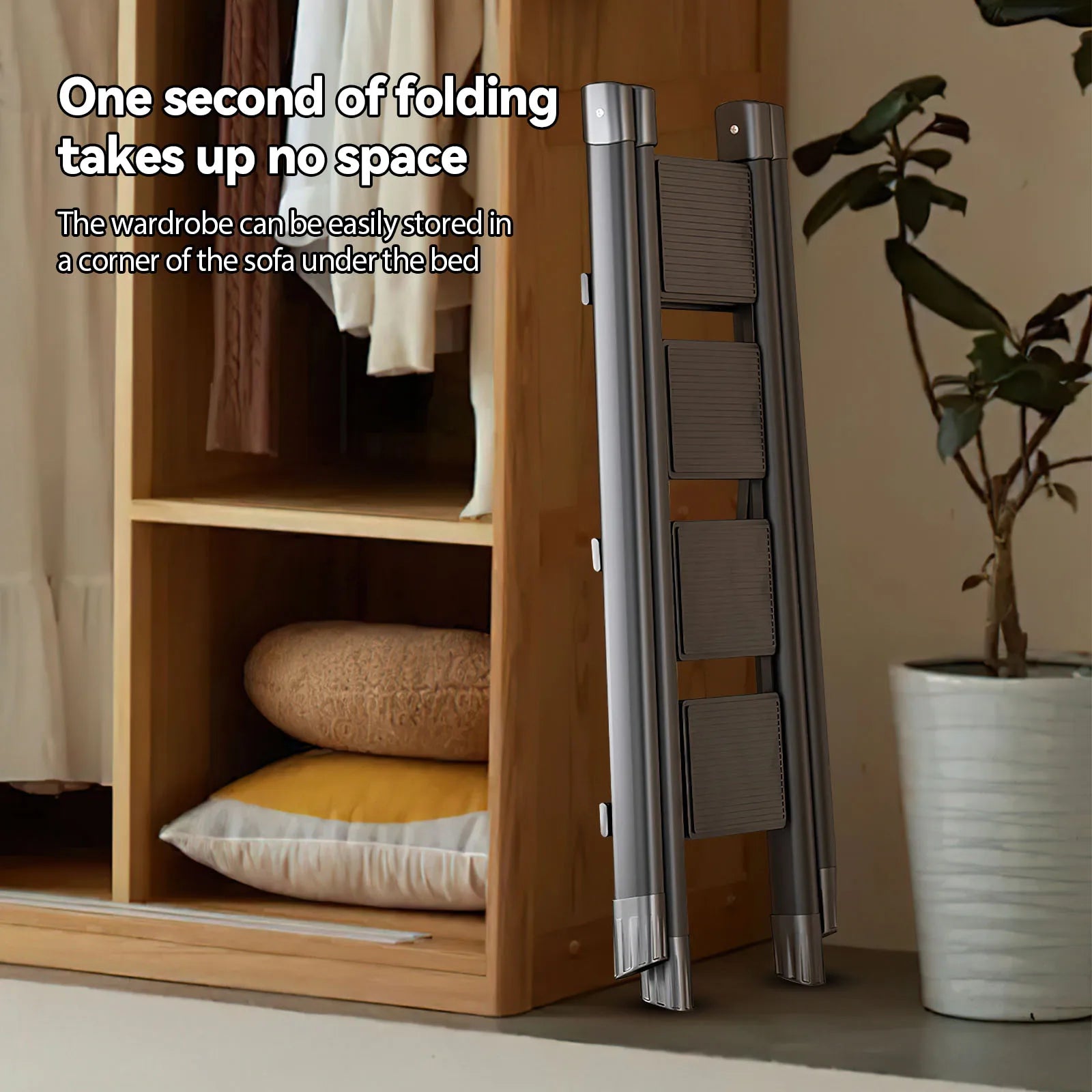 Wielofunkcyjna Drabina Składana | Nośność 120kg, Waga 5kg 1