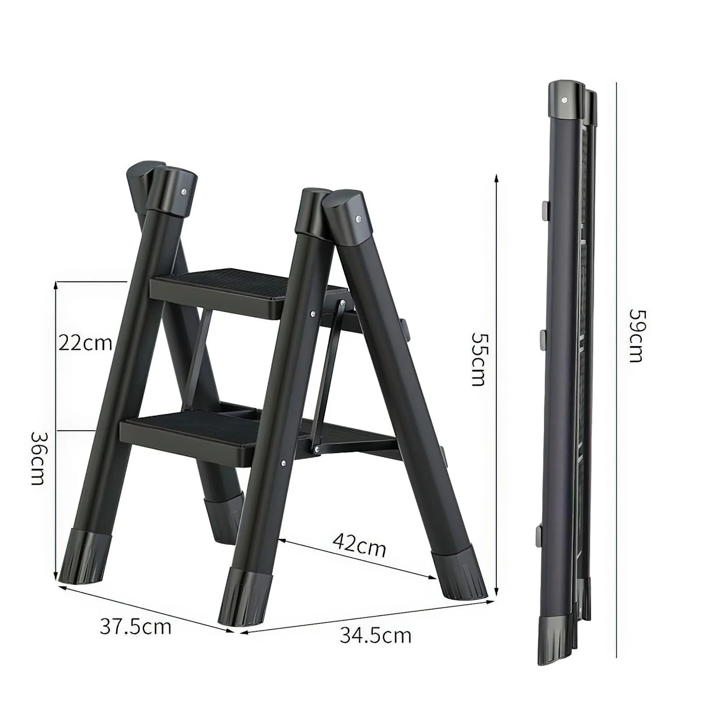 Wielofunkcyjna Drabina Składana | Nośność 120kg, Waga 5kg 2