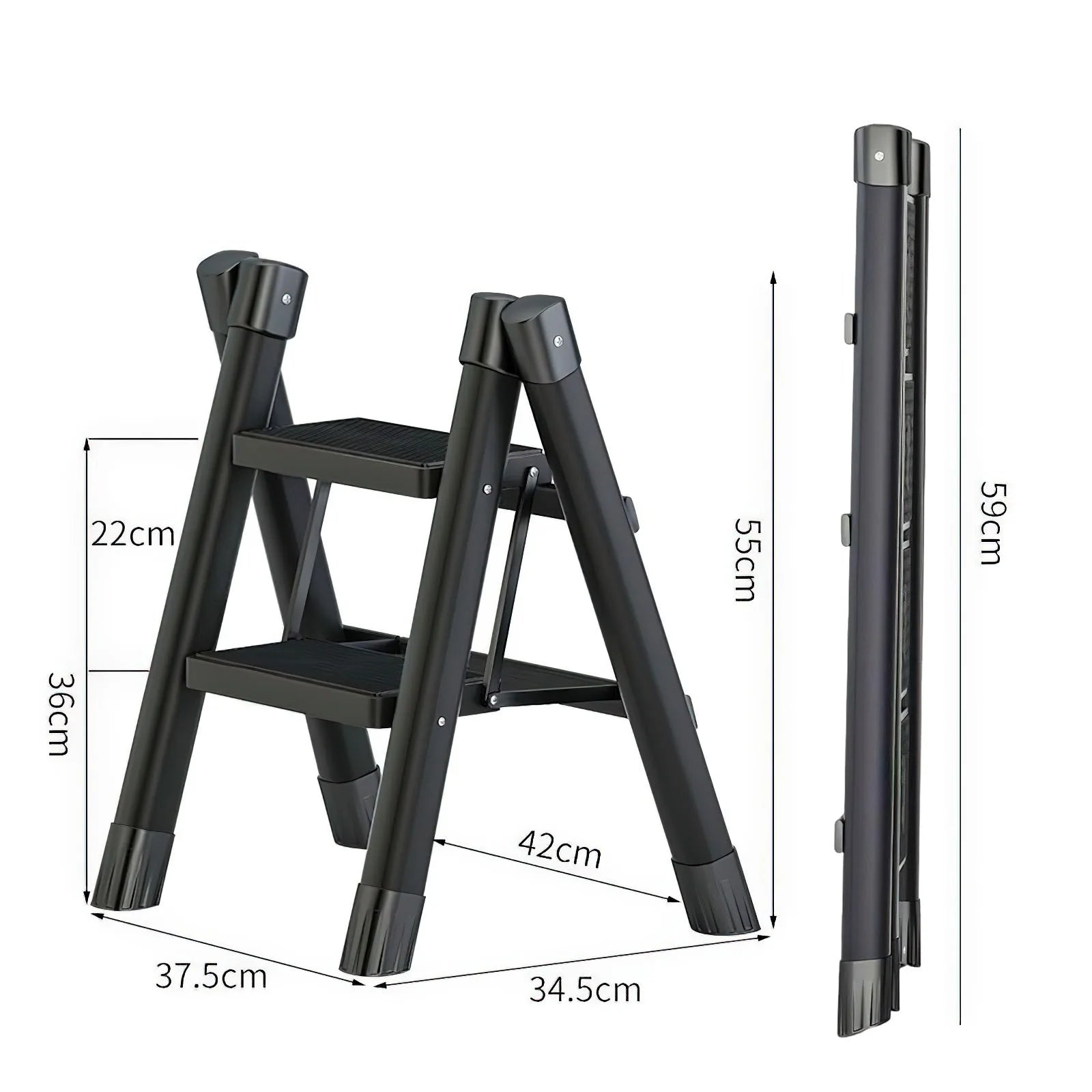 Wielofunkcyjna Drabina Składana | Nośność 120kg, Waga 5kg 2