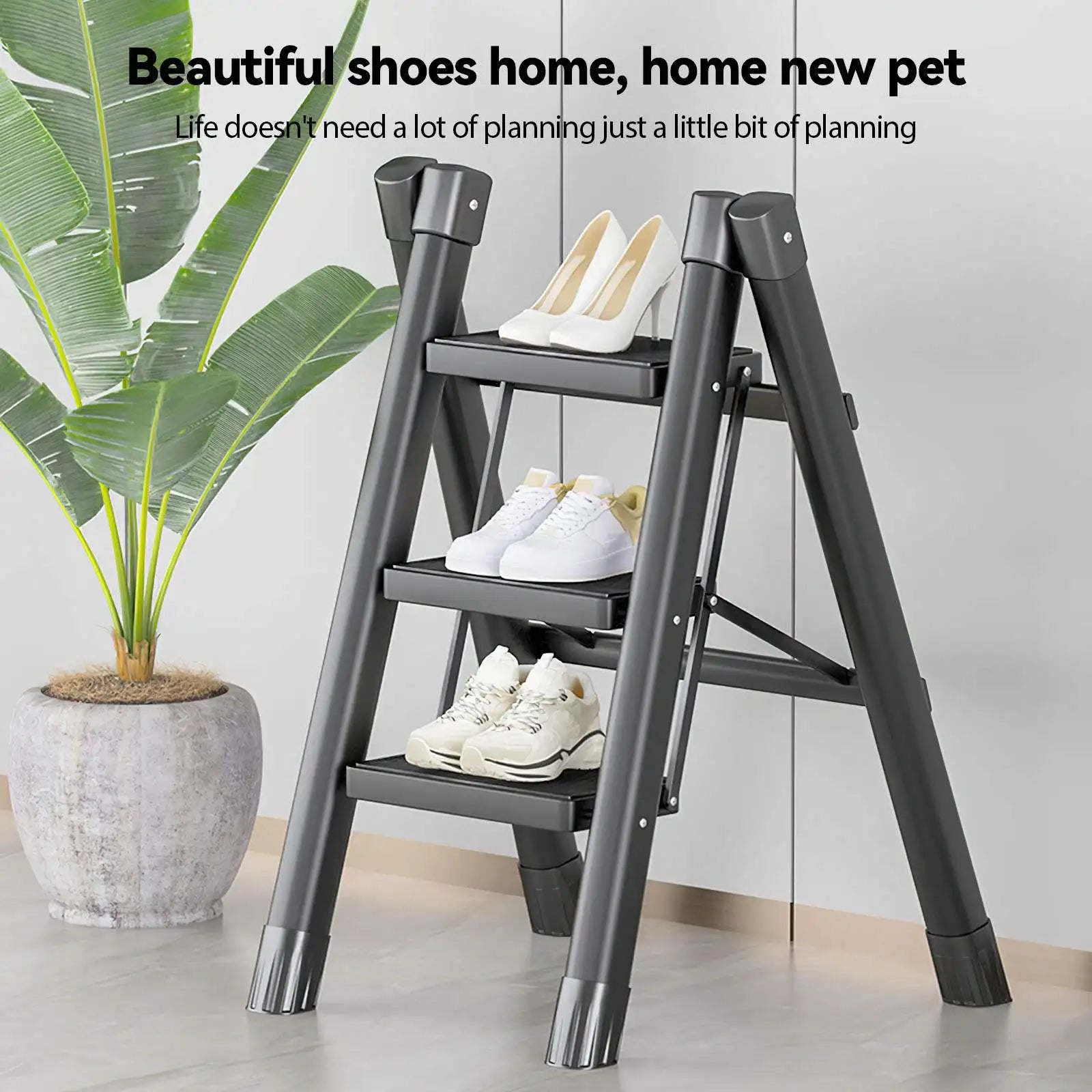 Wielofunkcyjna Drabina Składana | Nośność 120kg, Waga 5kg 4