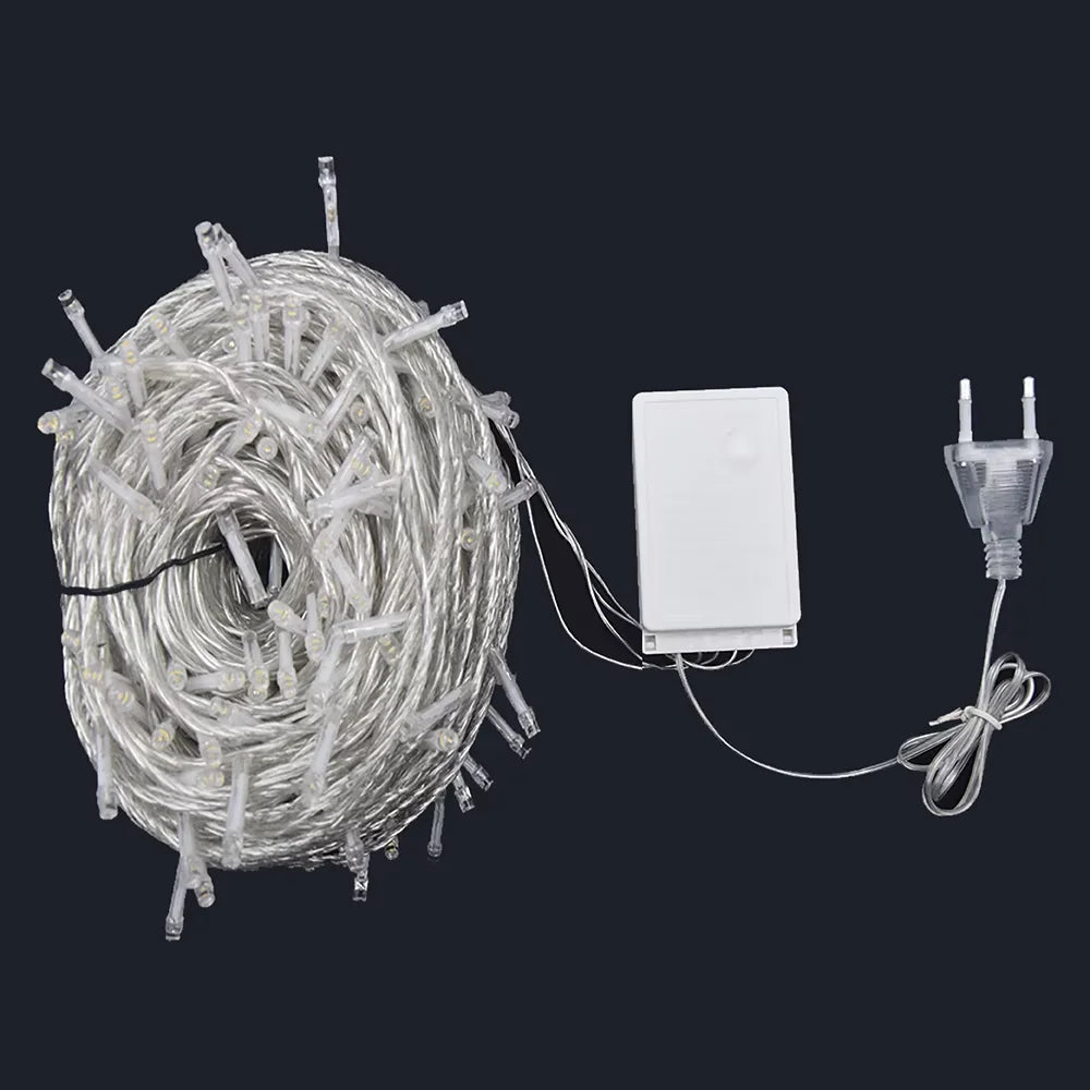 Wróżka bożonarodzeniowa | Wielokolorowe łańcuchy świetlne 8 trybów 4