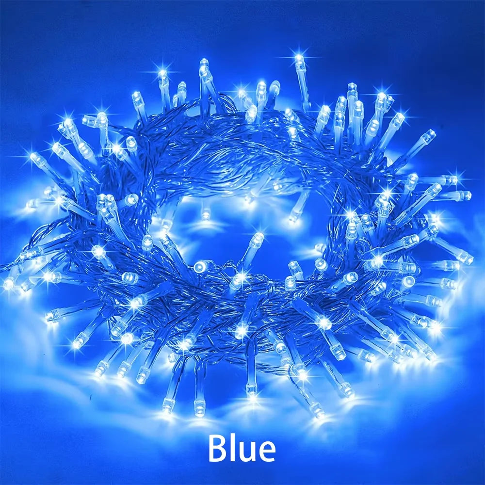 Wróżka bożonarodzeniowa | Wielokolorowe łańcuchy świetlne 8 trybów 6