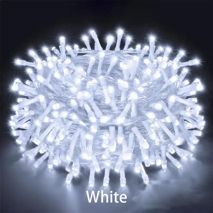 Wróżka bożonarodzeniowa | Wielokolorowe łańcuchy świetlne 8 trybów 7