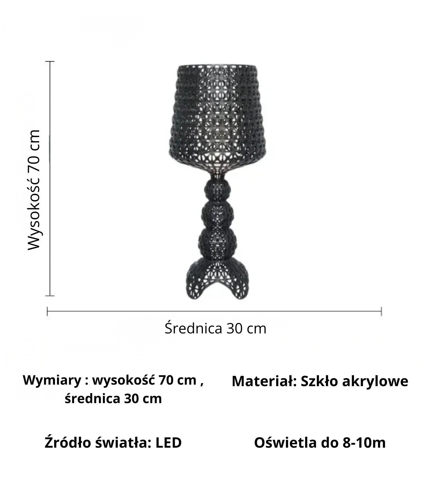 Stehlampe KABUKI | Elegantes Design, 1,65 kg