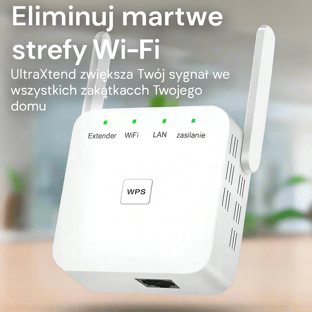 Wzmacniacz Sygnału WiFi | Stabilne Połączenie 0.2kg 7