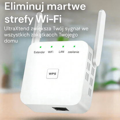 Wzmacniacz Sygnału WiFi | Stabilne Połączenie 0.2kg 7
