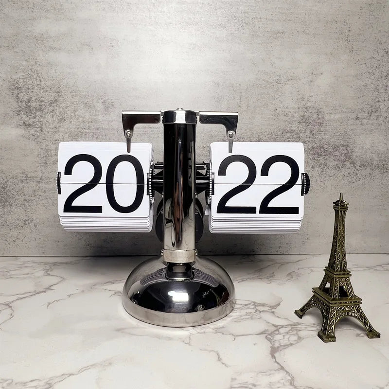 Zegar Flip Page Vintage | Automatyczne Przewracanie Stron 0,36 kg 1