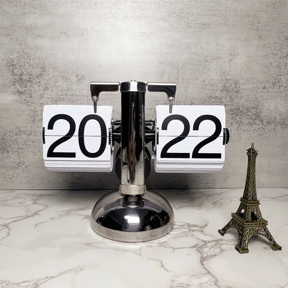 Zegar Flip Page Vintage | Automatyczne Przewracanie Stron 0,36 kg 1