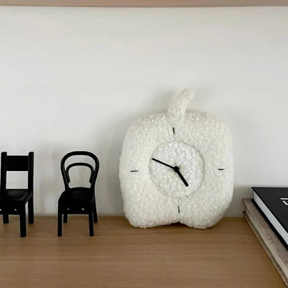 Zegar Ścienny Z Tkaniny | Kreatywny Design 0.5kg do Salonu 0