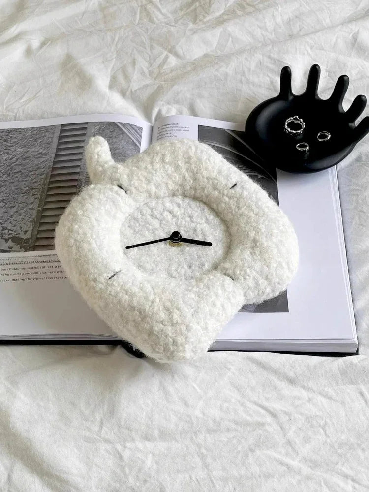 Zegar Ścienny Z Tkaniny | Kreatywny Design 0.5kg do Salonu 1