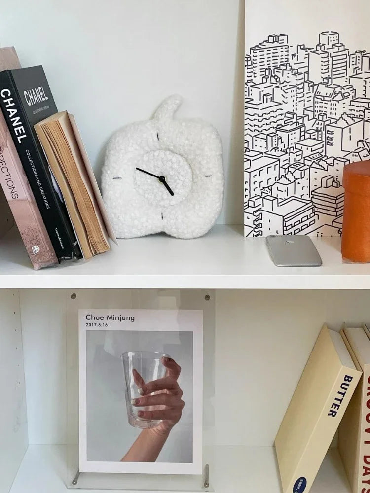 Zegar Ścienny Z Tkaniny | Kreatywny Design 0.5kg do Salonu 3