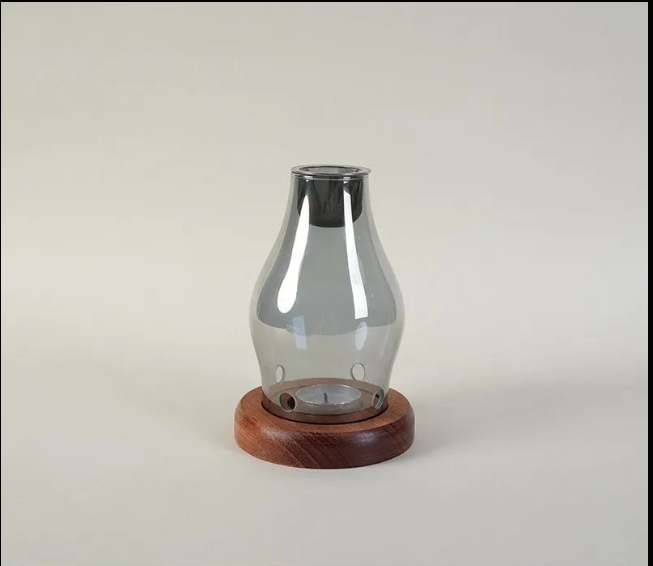 Glas-Kerzenhalter | Hitzebeständiges Glas 0,5 kg