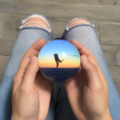 Magisk 3D Krystallkule – Holografisk Lampe med Lyd