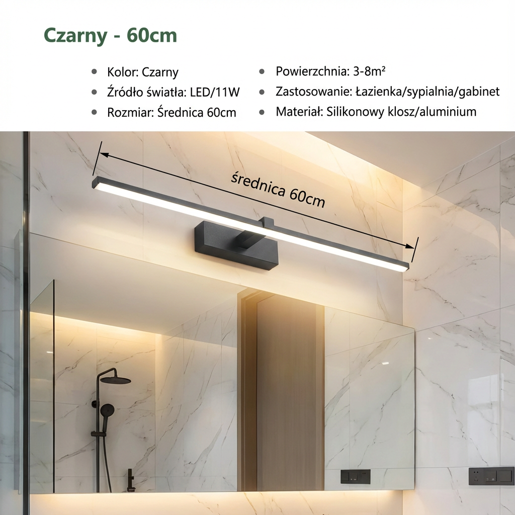 Łazienkowa Lampa LED