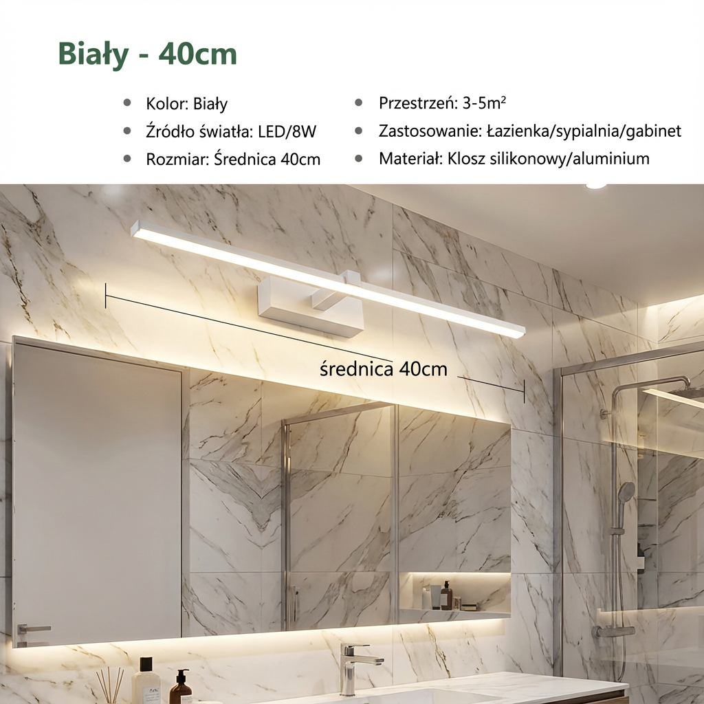 Łazienkowa Lampa LED