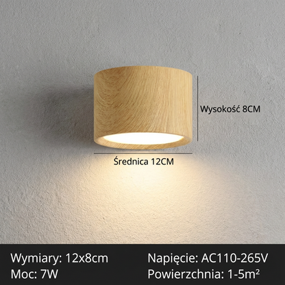 Nordycka lampa sufitowa LED | Minimalistyczny design 1,5 kg