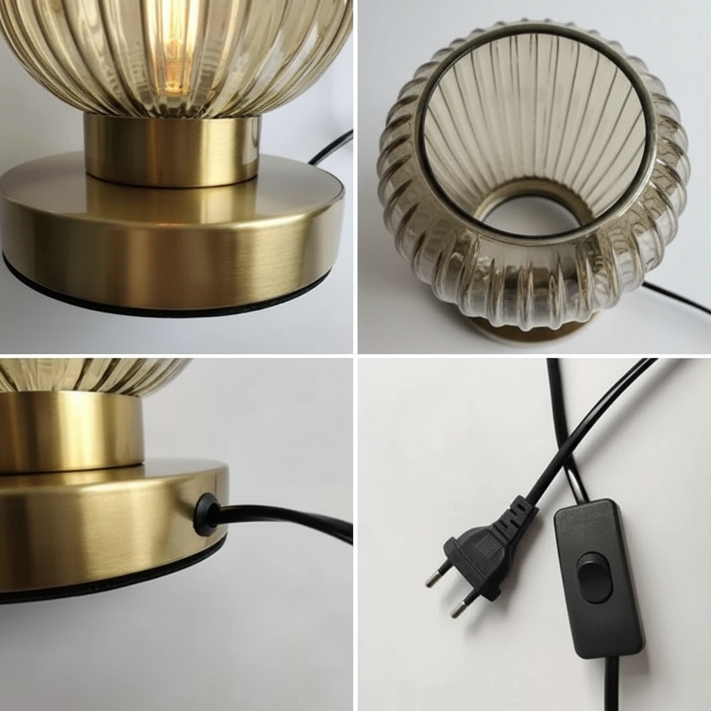 Lampa stołowa ADELIER | Elegancka dekoracja 1,5 kg