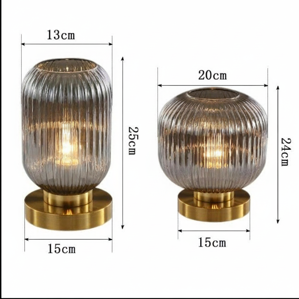 Lampa stołowa ADELIER | Elegancka dekoracja 1,5 kg