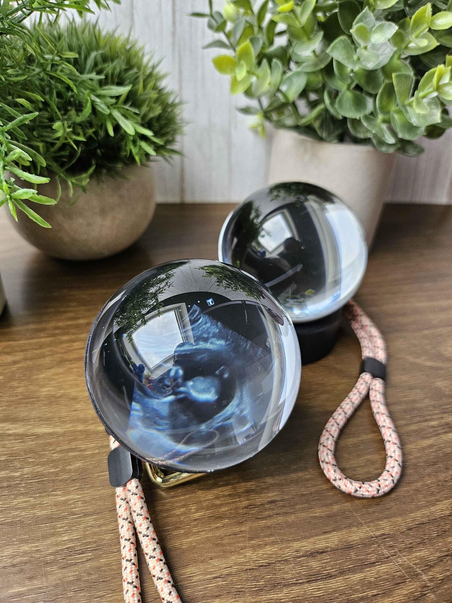 Magisk 3D Krystallkule – Holografisk Lampe med Lyd