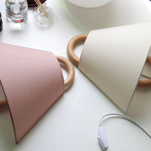 Nowoczesna Oryginalna Lampa Ścienna z Drewna