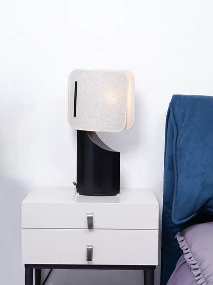 Lampa stołowa Barrier Linen