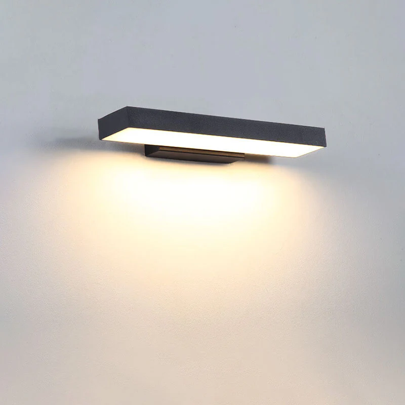Moderna arandela de parede LED minimalista e à prova de água