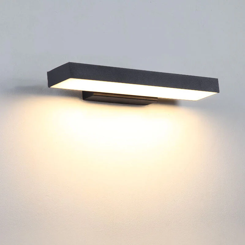 Moderna arandela de parede LED minimalista e à prova de água