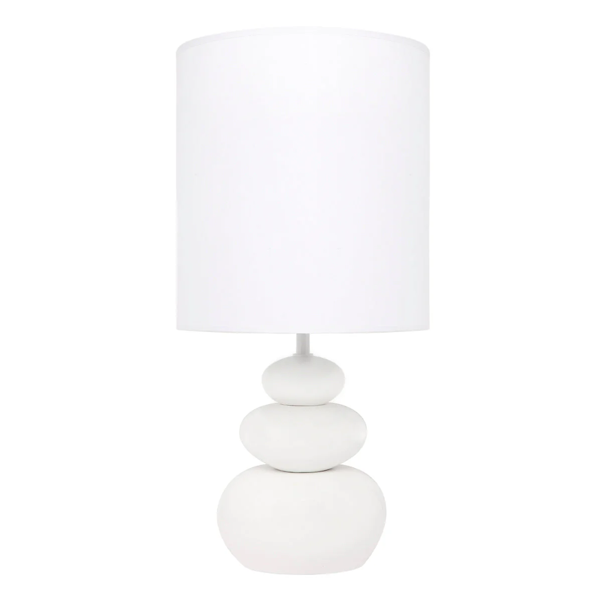 Biała Ceramiczna Lampa stołowa KOA
