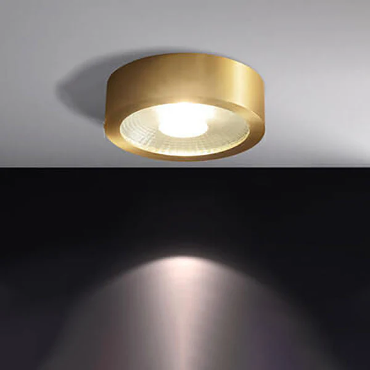 Nordycka Luksusowa Lampa Natynkowa LED z Pełnego Mosiądzu
