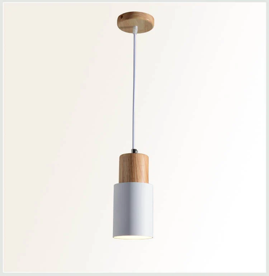 Nordycka lampa wisząca LED w stylu Macaron