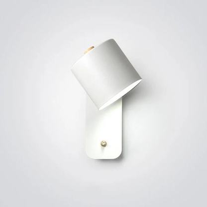 Otočná nástěnná lampa ve tvaru válce